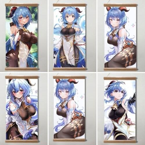 Anime Posters Genshin Impact Posters Canvas Painting Gan Yu Wall Decor Posters Wall Art Picture Decoration for Living Room Decor