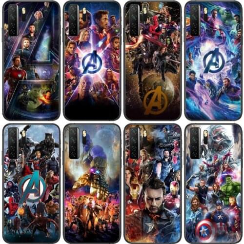 Marvel Comics Black Soft Cover The Pooh For Huawei Nova 8 7 6 SE 5T 7i 5i 5Z 5 4 4E 3 3i 3E 2i Pro Phone Case cases