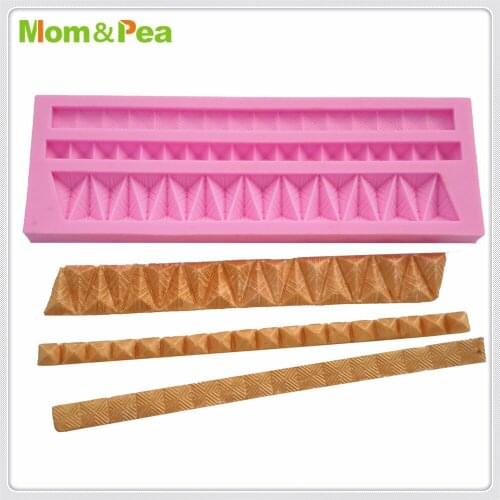 Mom&Pea MPA1777 Deco Tape Silicone Mold Sugar Paste 3D Fondant Cake Decoration