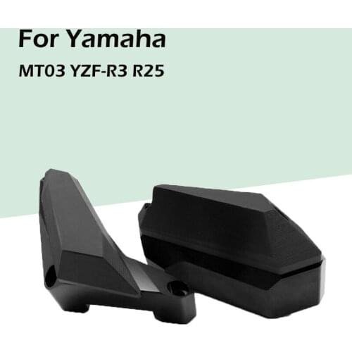 For Yamaha MT03 YZF-R3 R25 Left and Right Engine Bump Stop Engines Sweep Protection Block Motorcycle Modification Accessories