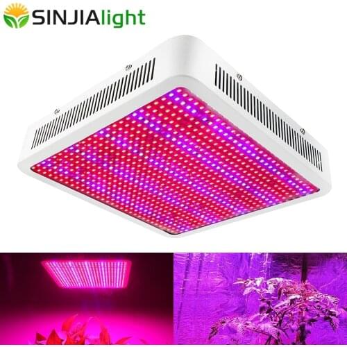 800W Full Spectrum LED Grow Light 800LEDs Phytolamp Panel Growing Lamp for Plants Hydroponics Vegs Aquarium Grow Tent Greenhouse