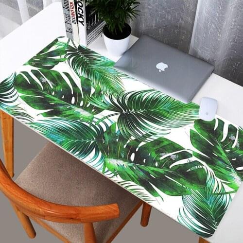 Tropical Leaves Plant Hot Sales Large Extended Mousepad Gaming Mouse Pad 300x600mm Keyboard Mat Mouse Pad Home Carpet MousePad