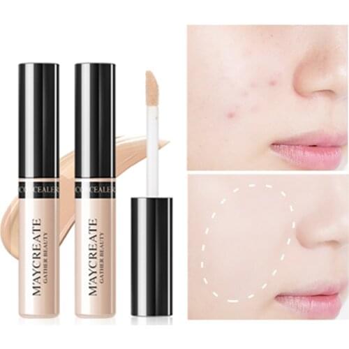 MayCreate Makeup Concealer Cream Perfect Pores Dark Circles Oil-control Waterproof 3 Color Liquid Face Concealer Face Primer