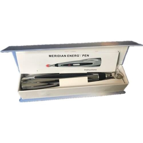 9 Level Chargable Meridian Electronic Therapy Massager Pen Full Body Acupoint Detector Stick Health Monitor