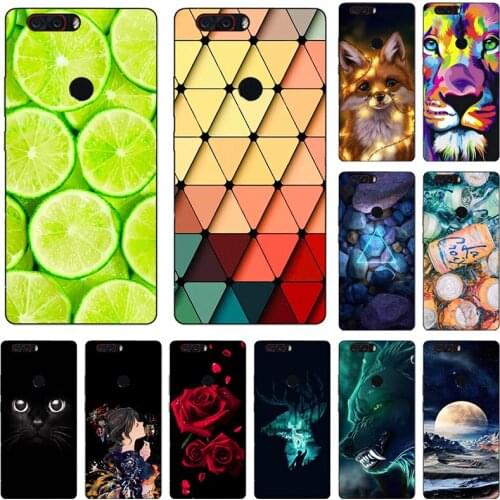Fashion Printed Case for ZTE Nubia Z17 Lite Mini Cover Original Cute Printing Drawing soft silicone Phone Case Shell