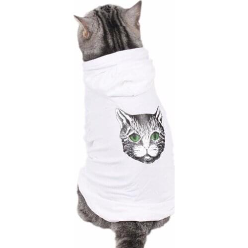PipiFren Small Cats Clothes Pets Clothing Kitten Hoodie Costume For Dogs Clothes Yorkshire Puppy Coats katten kleding vetement