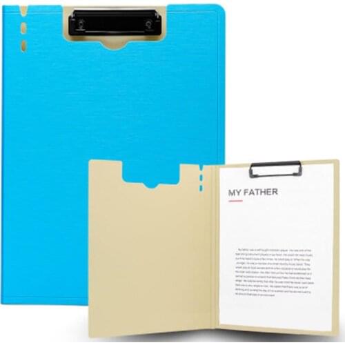 File Folder Document Clipboard Foam Board Clip A4 Size Writing Board Folding Folder Business Conference Office Work School Test