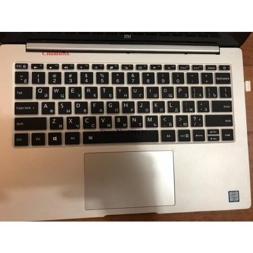 Russia For Xiaomi Mi Notebook Air 12.5 12 inch laptop Russian language Silicone US Keyboard Cover Skin Protector