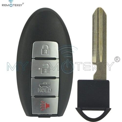 Remtekey KR5S180144014 smart key 3 button with panic 433.9Mhz with 4A chip for Nissan Altima 2016 2017