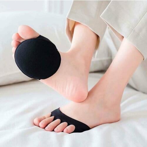 Five Toes Forefoot Pads for Women High Heels Half Insoles Calluses Corns Foot Pain Care Absorbs Shock Socks Toe Pad Inserts