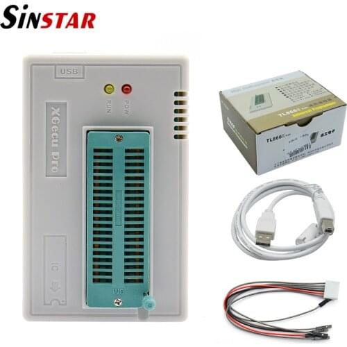 Newest Version V10.41 TL866II Plus TL866II USB Universal Minipro Programmer Bios Nand flash 24 93 25 mcu
