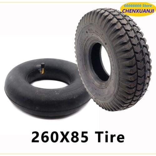 High-quality new 260x85 tires 3.00-4 10''x3'' Scooter tyre and inner tube kit fits electric kid gas scooter wheelChair