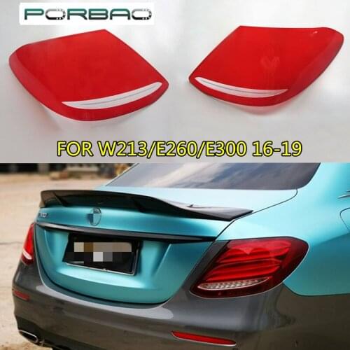 Rearlight Taillight Clear Shell For W213 E260 E300 2016 2017 2018 2019 Red Rear tail lampshade