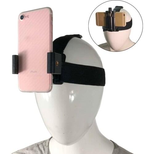 For iPhone Huawei Samsung Phone Clip/Bracket for Gopro SJCAM Action Camera Head Strap Mount Outdoor video shooting Accessories