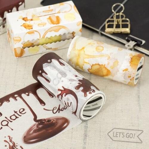 1PC New Creative 9cm*5m Little Life Decorative Washi Adhesive Tape DIY Scrapbooking Sticker Label Masking Tape
