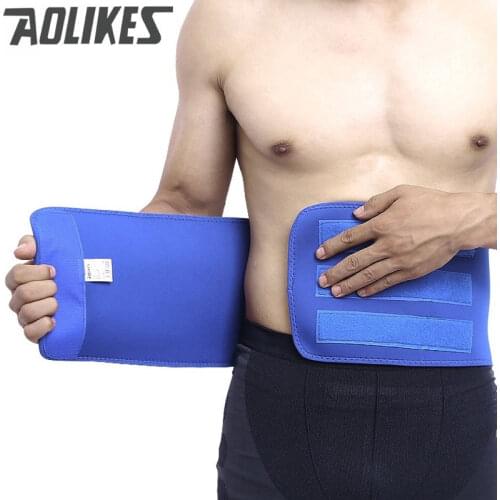 1PCS Waist Support For Belts Belt Lumbar Brace Breathable Back Therapy Absorb Sweat Fitness Sport Protective Gear AOLIKES
