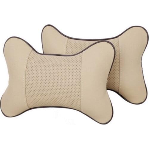 2PC Car Seat Head Neck Rest Cushion Headrest Pillow for Ford Focus Kuga Fiesta Ecosport Mondeo Escape Explorer Edge Mustang