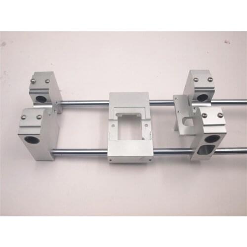 Aluminum X axis metal Extruder Carriage LM8UU Y axis carriage kit For Makerbot 2 CTC Flashforge Upgrade kit