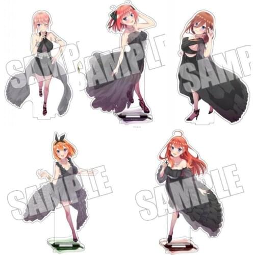 Anime The Quintessential Quintuplets Nakano Ichika Miku Acrylic Stand Figure Model Plate Cosplay Desk Decor Dresses Series Gifts