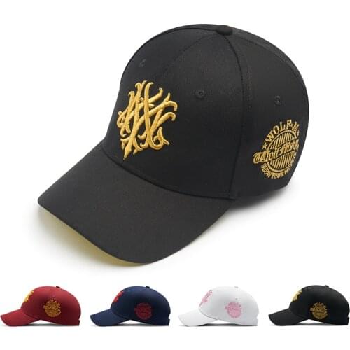 Hard Top Baseball Cap Ladies Summer Korean Wild Breathable Sun Hat Men Outdoor Sports and Leisure Embroidery Fashion Caps