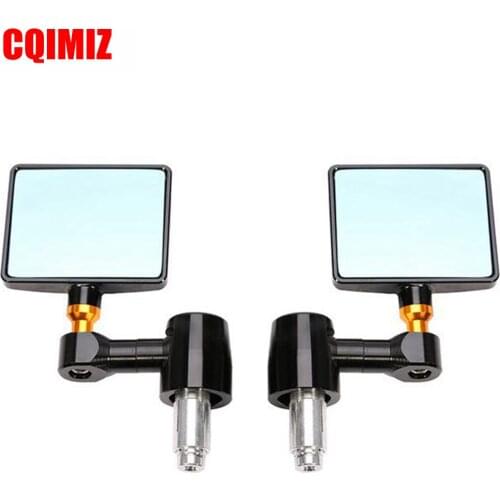 CNC Aluminum Motorcycle Bar End Rear View Mirror For Honda Suzuki Kawasaki Yamaha
