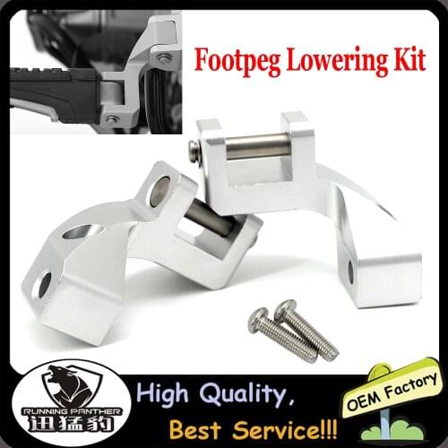 For BMW R1250GS Adventure ADV 2019 2020 S1000XR 2015 2016 2017 2018 2019 S1000 XR Motorcycle Passenger Footpeg Lowering Kit