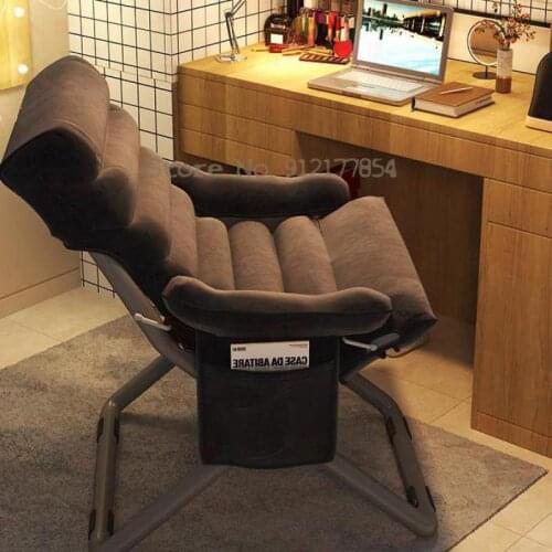 Home computer backrest chair college student dormitory leisure lazy sofa stool comfortable sedentary office desk seat