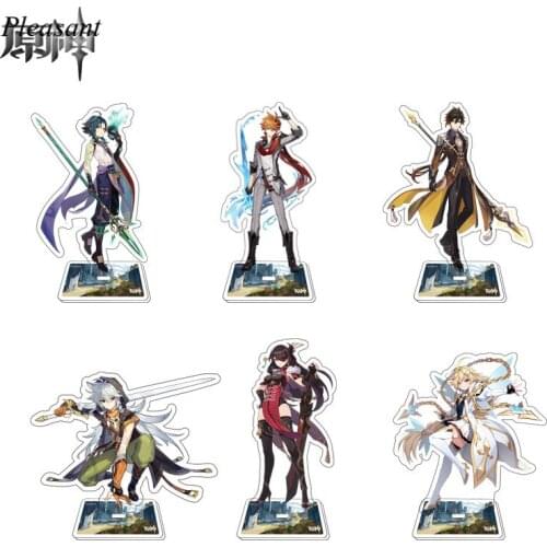 Genshin Impact Game Peripheral Acrylic 15CM Vertical Desktop Decoration Xiao Razor Venti Klee New Arrival