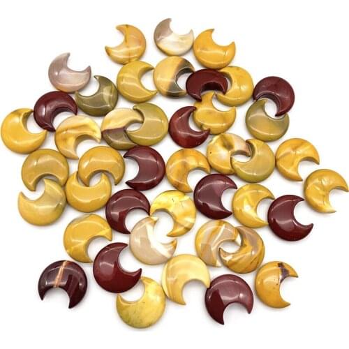 Beautiful Natural Moonkaite Quartz Crystals Moons Shaped Stone Healing DIY Gemstone Decoration Natural Stones and Crystals