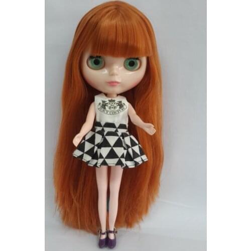 Free shipping Blyth Nude doll, long straight girl (ROP 69)