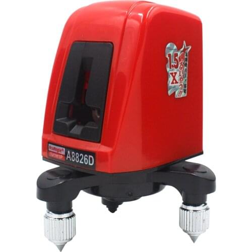 ACUANGLE A8826D Cross Red Laser Level 360 Degree Self-leveling 1V1H 2Lines 1 Point Horizontal And Vertical Nivel Laser With Bag