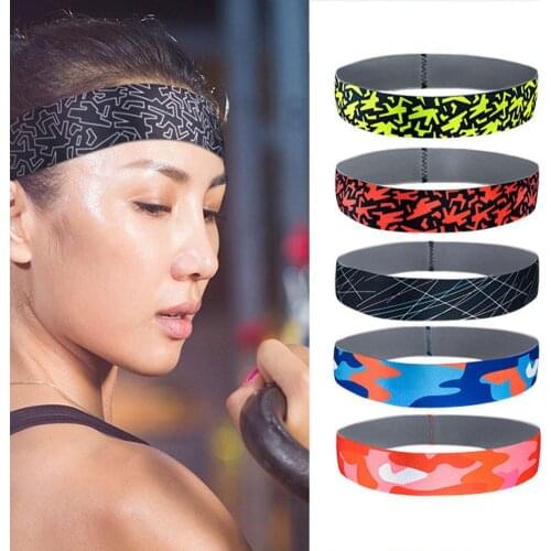 Fashion Sweat Absorbent Breathable Gym Yoga Unisex Hair Band Sports Headband for weightlifting badminton ping-pong basketball