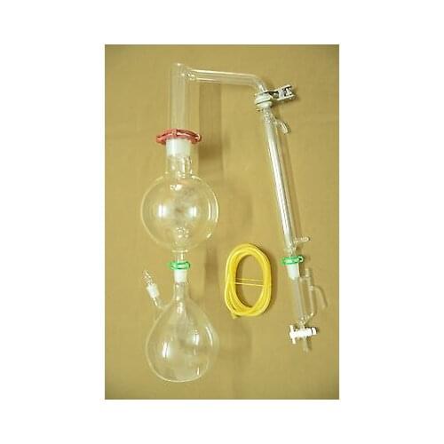 Essential Oil Steam Distillation Kit,Liebig Condenser,come with All The Clamps