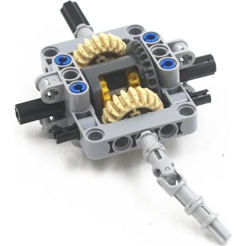 MOC Technical 29pcs Technical Differential gear box kit (gears, pins, axles, connectors) pack compatible with lego MOCTSMA29