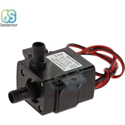 Black Waterproof DC 12V 3m 240L/H Ultra Quiet Brushless Motor Submersible Pool Water Pump Solar Submersible Water Pump