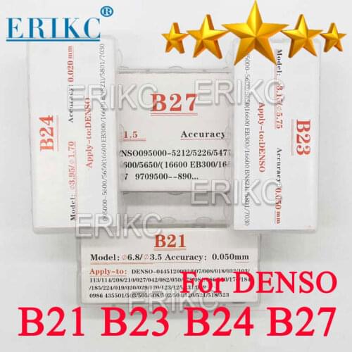 ERIKC Adjusting Shim B21 B23 B24 B27 Common Rail Injector Adjustment Shim Gasket Washer for DENSO Injectors