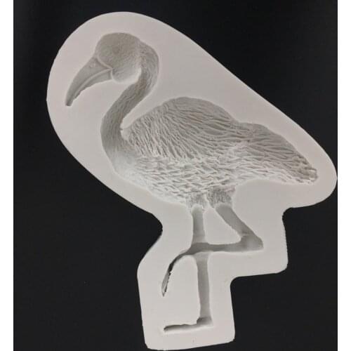 1 Pcs Cake Tool Flamingo Silicone Mold Birthday Wedding Cake Decoration DIY Chocolate Baking Tools