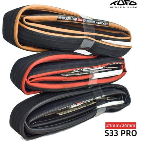 Top TUFO S33 PRO road bike tubular tire 260g 115-175psi bicycle tires fixed gear tyre with professional gluing tape Double-sided