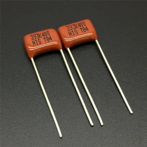 10Pcs/100Pcs Japan NISSEI CBB capacitor MMX 400V 393 K 10% 0.039uF 39nF Pitch=7.5mm Metallized polyester film capacitor
