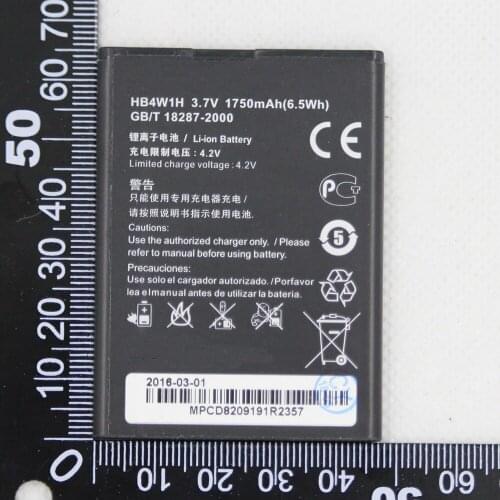 5pcs/lot 1750mAh HB4W1 HB4W1H 3.7V Phone Battery for Huawei Ascend G510 G520 G525 C8813 C8813Q C8813D T8951 U8951 W2 Battery