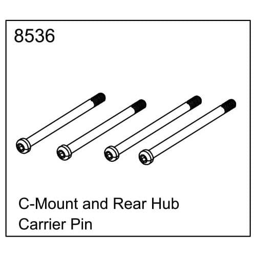 ZD racing EX07 accessories super sports car 1/7 original accessories 8536 C seat rear cup pin