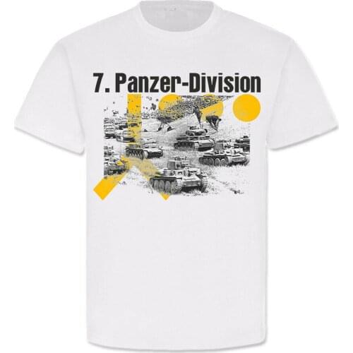 Bundeswehr Armored Forces 7th Panzer Division Ghosts Troop Tank T-Shirt Summer Cotton O-Neck Short Sleeve Mens T Shirt New S-3XL