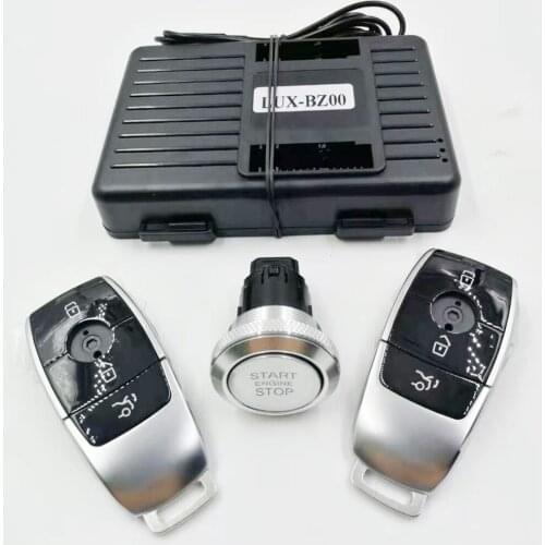 For Mercedes Benz GLA Class 2015-2019 Add Car Push Start Stop System Semote Starter and Keyless Entry Eystem with New Remote Key