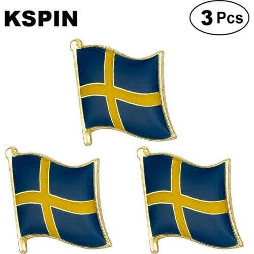 Sweden Lapel Pin Brooches Pins Flag badge Brooch Badges