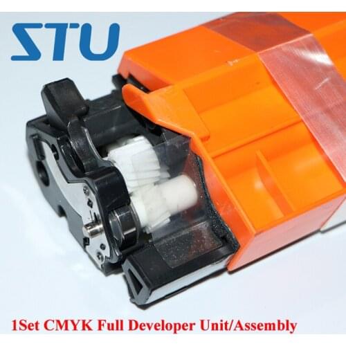 DV512 1Set Compatible CMYK Developer Unit for Konica Minolta bizhub C284 C364 C364e C224 C554 C454 BH C284 Develoer Assembly