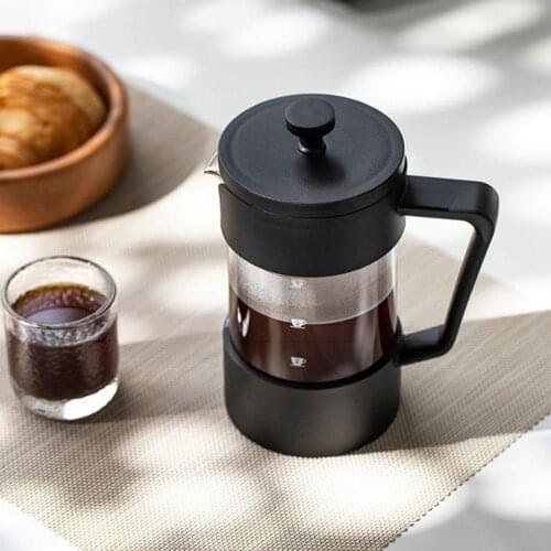 1000ml multi-functional Coffee Maker Pot Heat Resistant Thickened Borosilicate Glass Press Coffee Tea Maker Potfor for baristas