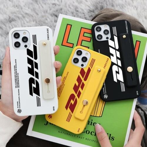 Fashion Wrist Strap DHL Express Case For Samsung Galaxy S8 S9 S10 S10e S21 S20 FE Note 20 Ultra 10 9 8 Lite Plus Pro 2020 Fundas