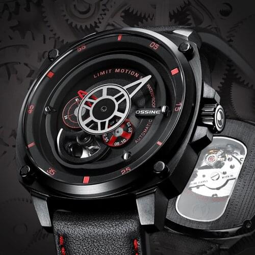 OSSINE Sports Watch Men Miyota 8215 Automatic Mechanical Wristwatches Top Luxury Brand 42mm Sapphire Crystal Waterproof Clocks