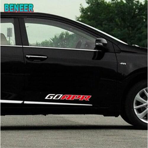2pcs/lot APR Car body sticker for Audi A4 A5 A4L Q5 Porsche Volkswagen golf 6 7 R20 GTI Car Styling