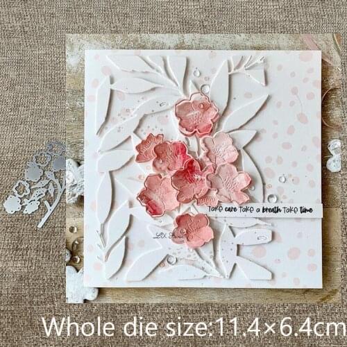 New Design Craft Metal stencil mold Cutting Die flower branch decoration scrapbook die cuts Album Paper Card Craft Embossing